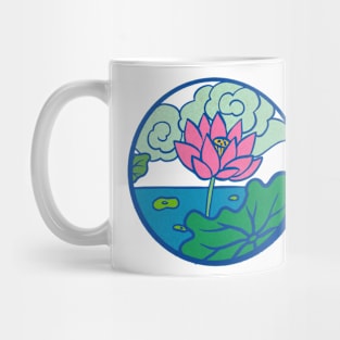 Minhwa: Little Lotus D Type Mug